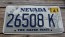 Nevada Big Horn Ram License Plate The Silver State 1994