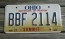 Ohio Birthplace of Aviation License Plate 1990's