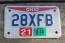 Ohio Motorcycle License Plate Birthplace of Aviation Pride 2014