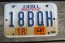 Ohio Motorcycle License Plate The Heart of It All 2001