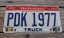 Ohio Bicentennial Truck License Plate 2008