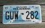 Oklahoma White Dove License Plate Travel OK 2018