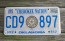 Oklahoma Cherokee Nation License Plate Indian Tribal 2015