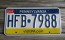 Pennsylvania Visit PA License Plate 2011