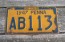 Pennsylvania License Plate 1947
