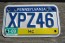 Pennsylvania Motorcycle Visit PA Style License Plate 2009