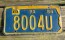 Pennsylvania Penna Keystone License Plate 1961