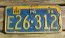 Pennsylvania Penna Keystone License Plate 1963