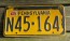 Pennsylvania State Shaped License Plate 1970