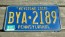 Pennsylvania Small Keystone State License Plate 2001