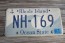Rhode Island Wave License Plate Ocean State 2005 NH 169