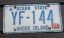 Rhode Island Ocean State License Plate 1996