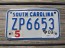 South Carolina Motorcycle License Plate 2009