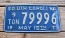 South Carolina 9 Ton Truck License Plate 1976