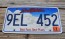 South Dakota Great Faces Great Places License Plate 2014