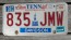 Tennessee Bicentennial License Plate 2000