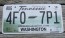 Tennessee Green Rolling Hills License Plate 2018