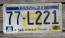 Tennessee State Seal License Plate 1981