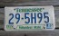 Tennessee Volunteer State License Plate 1985