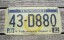 Tennessee State Seal License Plate 1983