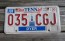Tennessee Bicentennial License Plate 2000