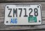 Tennessee Motorcycle License Plate 2007