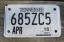 Tennessee Motorcycle License Plate 2018
