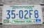 Tennessee Volunteer State License Plate 1987