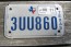 Texas Motorcycle License Plate 2011