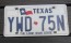 Texas Left Flag License Plate The Lone Star State 