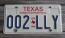 Texas License Plate 1836 - 1986 Sesquicentennial 1980's
