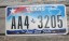 Texas The Lone Star State License Plate Mountains