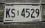 US Forces in Germany License Plate 1980's