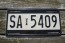 US Forces in Germany License Plate 1980's