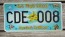 US Virgin Islands America's Caribbean License Plate Tropical Fish 