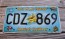 US Virgin Islands America's Caribbean License Plate Tropical Fish 
