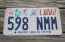 Utah White Ski License Plate Greatest Snow On Earth 2015