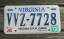 Virginia is For Lovers License Plate. 2018 Virginia.org 