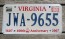 Virginia Jamestown 400th Anniversary License Plate 2008