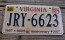 Virginia Jamestown 400th Anniversary License Plate 2008