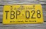 US Virgin Islands Yellow License Plate  Our Islands Our Home