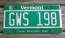 Vermont Green Mountain State License Plate 