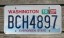 Washington Mt Rainier License Plate 2017