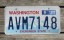Washington Mt Rainier License Plate 2016