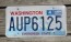 Washington Mt Rainier License Plate 2016