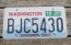 Washington Mt Rainier License Plate 2018