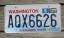 Washington Mt Rainier License Plate 2015