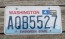 Washington Mt Rainier License Plate 2015
