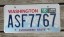 Washington Mt Rainier License Plate 2019