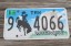 Wyoming Devils Tower Truck License Plate 2009 